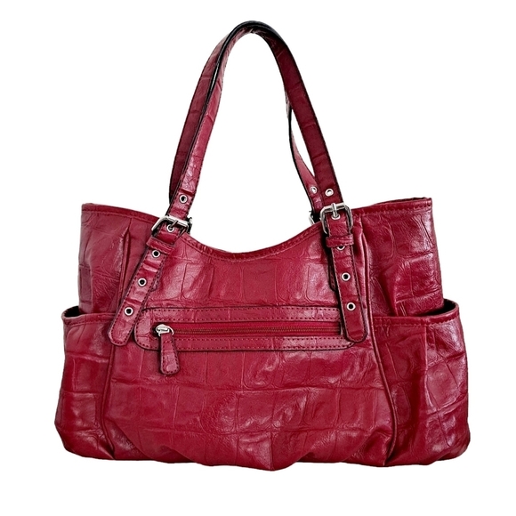 Nicole by Nicole Miller Red Shoulder Bag - Picture 7 of 12